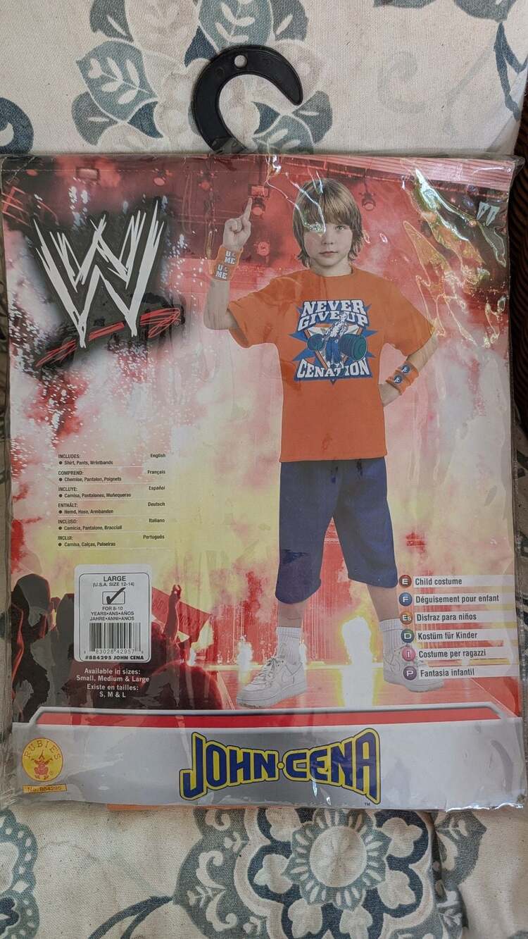 Rubie's John Cena Costume Large (U.S.A. Size 12-14)